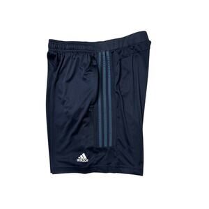Adidas Navy Blue AEROREADY 3 Stripe Training Basketball Athletic Shorts